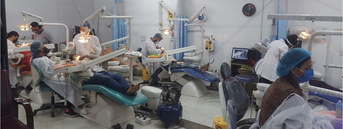 doctors team in dental academy